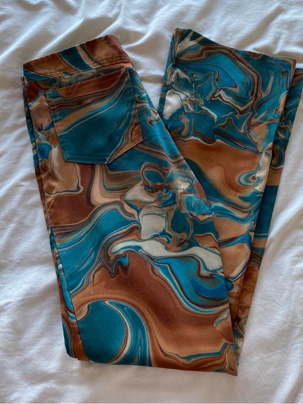 Vintage Marble Print pants Studio Soleil